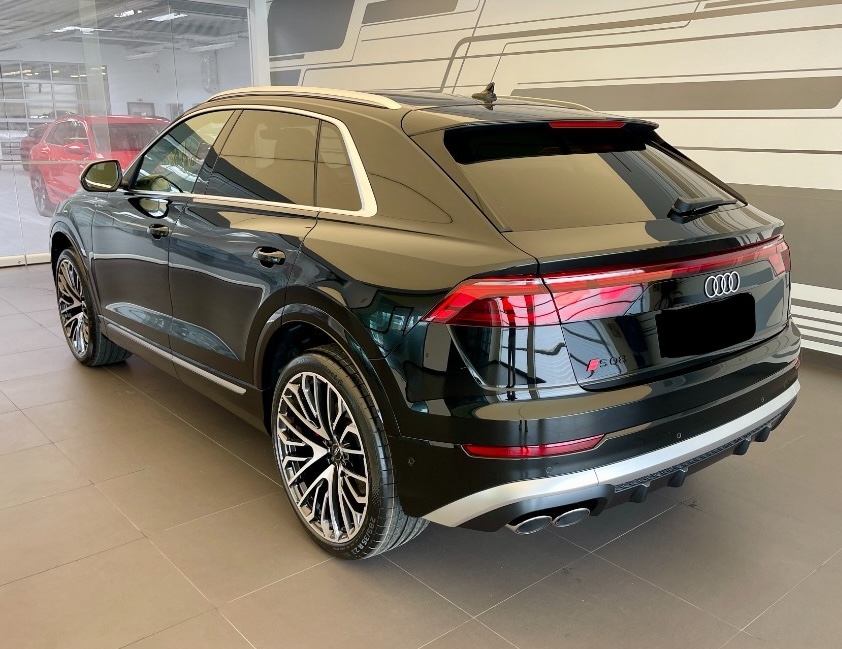 AUDI SQ8 TFSI | FACELIFT | SKLADEM | NOVÉ ČESKÉ AUTO | V8 BITURBO 507 koní | sportovně luxusní benzínové SUV | černá Mythos | černá kůže | maximální výbava | super cena |  nákup online | auto eshop | AUTOiBUY.com